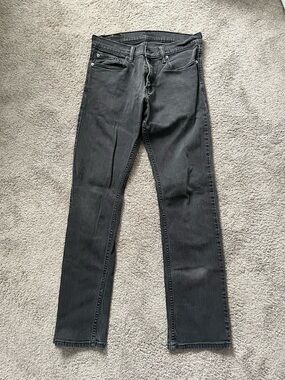Levi’s 514 - Men's Black Slim Straight Jeans - 32x34